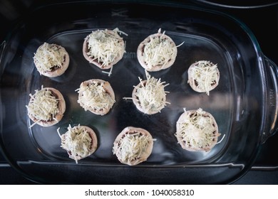 Stuffed Mushrooms With Blue Cheese