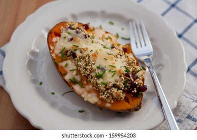 Stuffed Sweet Potatoes With Quinoa