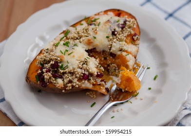 Stuffed Sweet Potatoes With Quinoa