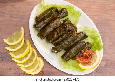 Stuffed Vine Leaves , Lebanese Cuisine