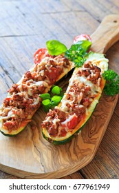 
Stuffed Zucchini