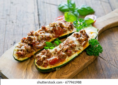 
Stuffed Zucchini