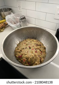 Stuffing Cranberries Bowl Kitchen Counter