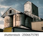 I stumbled upon this old grain elevator hidden away on the outskirts of town. It looks like it hasn