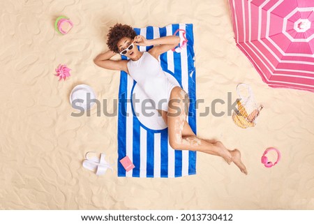 Similar – Image, Stock Photo summer time, parasol