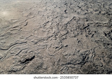 stunning aerial capture of jordans craters showing the intricate details and textures of a natural rocky landscape. - Powered by Shutterstock