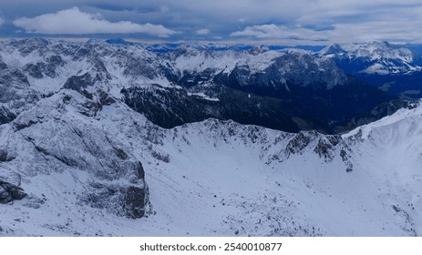 Stunning Alpine Winter Mountain Range. - Powered by Shutterstock