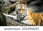 Stunning close up Siberian Tiger or Amur Tiger