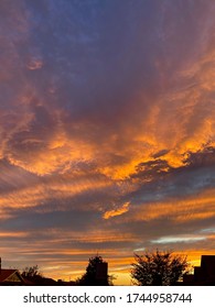 Stunning Cloudy Sunset In Western New Mexico