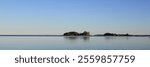 Stunning horizon of Lake Vanern, biggest lake of the EU, Sweden.