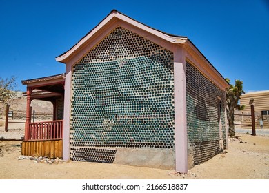 Stunning House Made Of Colorful Glass Bottles In Ghost Town