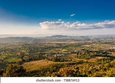 A Stunning Landscape In The Taunggyi District, Shan State, Myanmar