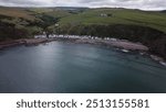 Stunning Landscsape Of Pennan In Aberdeenshire Scotland Beach Drone Photo