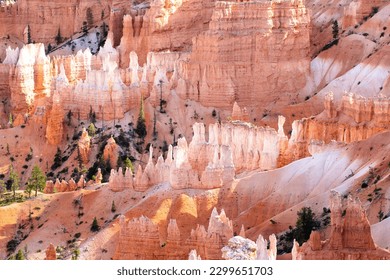 Stunning panoramic view of Bryce Canyon National Park's vibrant hoodoos and natural amphitheater. Utah's geological wonder. - Powered by Shutterstock