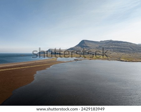 Similar – Image, Stock Photo Fjord in Northern Norway