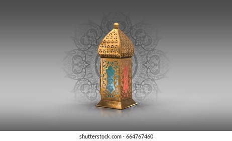 Stunning Ramadan Candle Lantern Featuring Such Stock Photo 664767460 ...