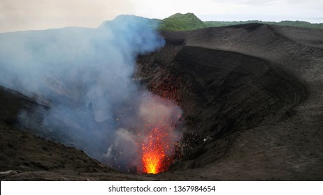 Stunning Shot Active Volcano Spewing Out Stock Photo 1367984654 ...