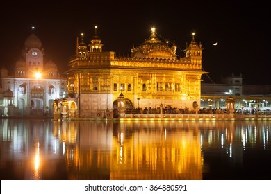 The Stunning Sikh Golden Temple In Amritsar, Punjab Region In India