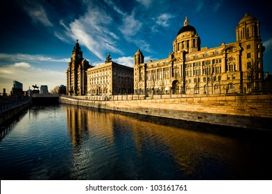 The Stunning Skyline - the Three Graces of Liverpool