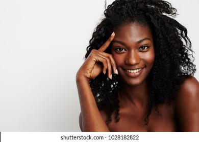 Stunning Smile On Radiant Beauty Portrait Stock Photo 1028182822 ...