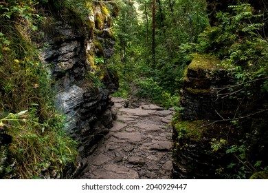 Stunning Stone Waterfalls On The Ai River