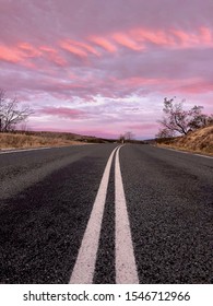 Stunning Sunset On The Roads Of Australia