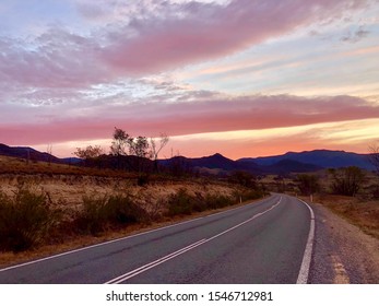 Stunning Sunset On The Roads Of Australia