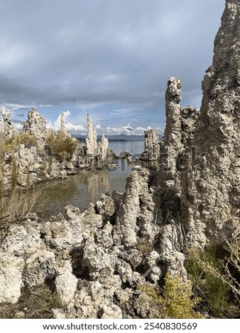 Similar – Mono Lake Tufa Statues