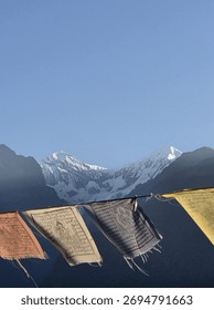 Stunning view of  Annapurna mountain range.