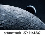 Stunning view of the Moon