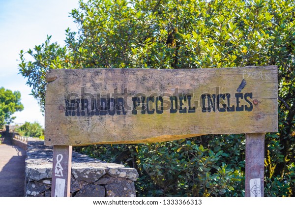 Stunning View Viewpoint Mirador Pico Del Stock Photo Edit Now