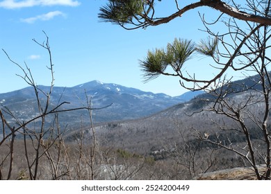 Stunning views of the Adirondack Mountains showcase rugged peaks, serene lakes, and dense forests. Perfect for outdoor adventure, nature, and landscape photography capturing the beauty of New York's w - Powered by Shutterstock