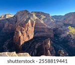 Stunning views of Angels Landing, Zion National Park