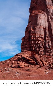 Stunning views of the Wild West in Monument Valley, Arizona on an epic roadtrip. - Shutterstock ID 2143264025