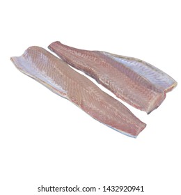 Sturgeon Fillet On White Background