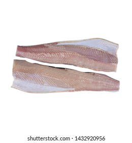 Sturgeon Fillet On White Background