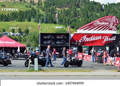 Sturgis SD, USA On August 9, 2019 : Indian Exhibition.