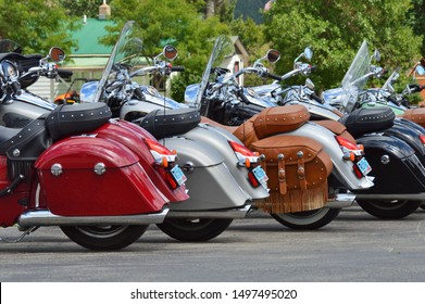 Sturgis SD, USA On August 9, 2019 : Indian Motorcycle.