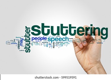 Stuttering Word Cloud