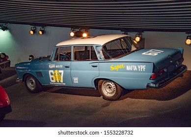 Stuttgart, Germany - April 13, 2019: Mercedes-Benz 300SE 1960s Classic Old Retro Vintage German Luxury Executive Rally Car