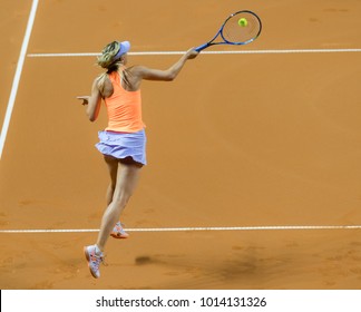 STUTTGART, GERMANY - APRIL 27 : Maria Sharapova At The 2017 Porsche Tennis Grand Prix WTA Premier Tournament