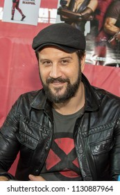 STUTTGART, GERMANY - JUN 30th 2018: Stefan Kapicic (Colossus in Deadpool) at Comic Con Germany Stuttgart, a two day fan convention