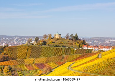 Stuttgart Grabkapelle Grave Chapel Württemberg Rotenberg Autumn Fall Vineyard Travel In Germany Nature