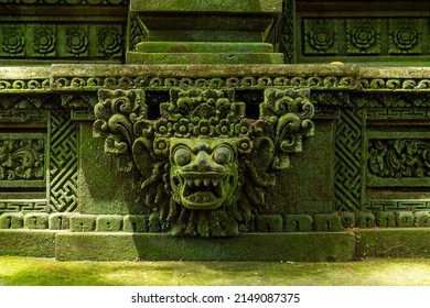 Stutue in Sacred Monkey Forest, Ubud, Bali, Indonesia