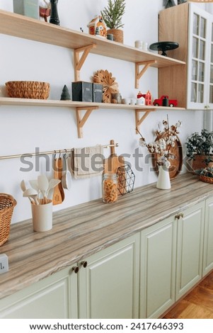 The style of the interior of the kitchen in the style of Pinterest