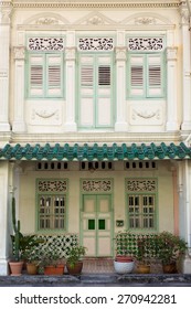 Style Of A Shophouse In Singapore.