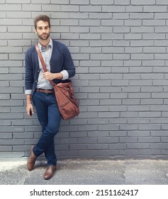 Style That Matches His Ambition. Portrait Of A Stylishly Dressed Businessman Outdoors.