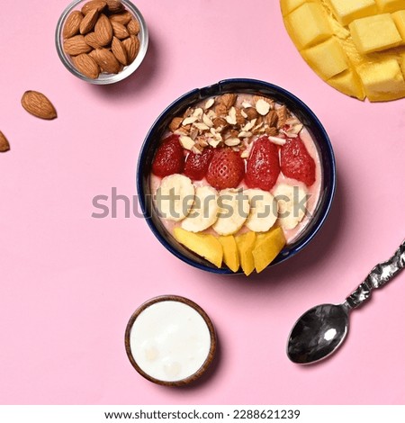 Stylised healthy food photography images.
