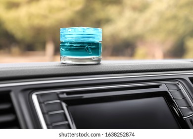 Stylish Air Freshener On Dashboard In Car