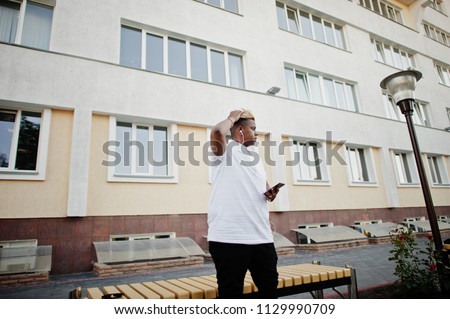 Similar – Image, Stock Photo L. in the streets